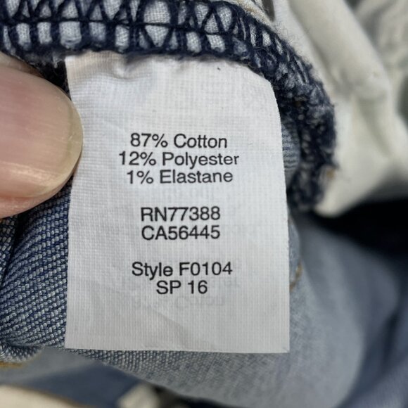 J. Crew Jeans Womens Sz 29 Blue Stretch Capris Low Rise Straight Leg Denim 30x25 - Picture 11 of 12